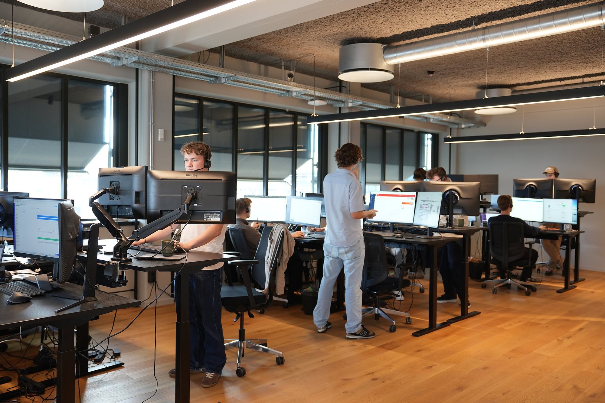 A wide view across the LR Partners office on Titangade
